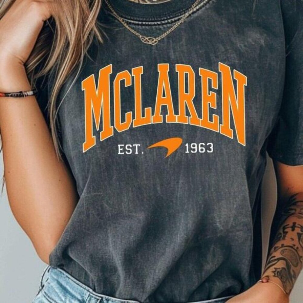 Mclaren 2024 Formula One F1 Lando Norris Oscar Piastri Retro 1963 Shirt